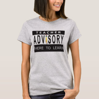 T-shirt Conseil à l'enseignant - Voici pour apprendre la c
