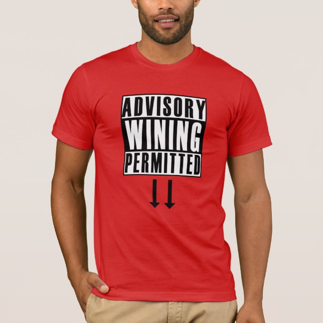 T-shirt Conseil amusant : Gagner le carnaval autorisé (Devant)