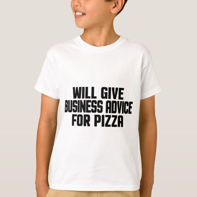 T-shirt Conseil commercial pour Pizza Entrepreneur Consult (Devant)