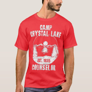 T-shirt Conseil Crystal Lake Style rétro Vintage 