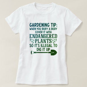 T-SHIRT CONSEIL DE JARDIN FUNNY