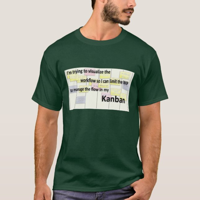 T-shirt Conseil de Kanban agile (Devant)