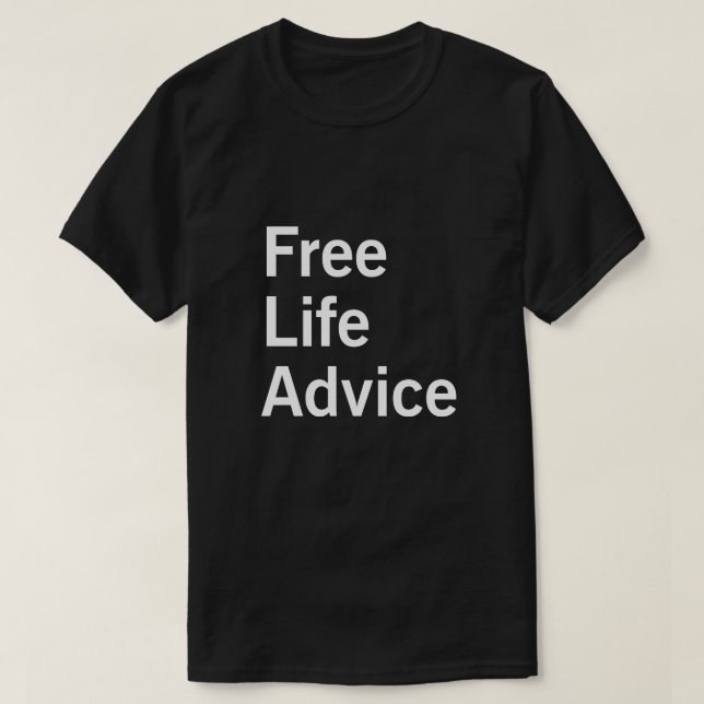 T-SHIRT CONSEIL LIBRE VIE (Design devant)