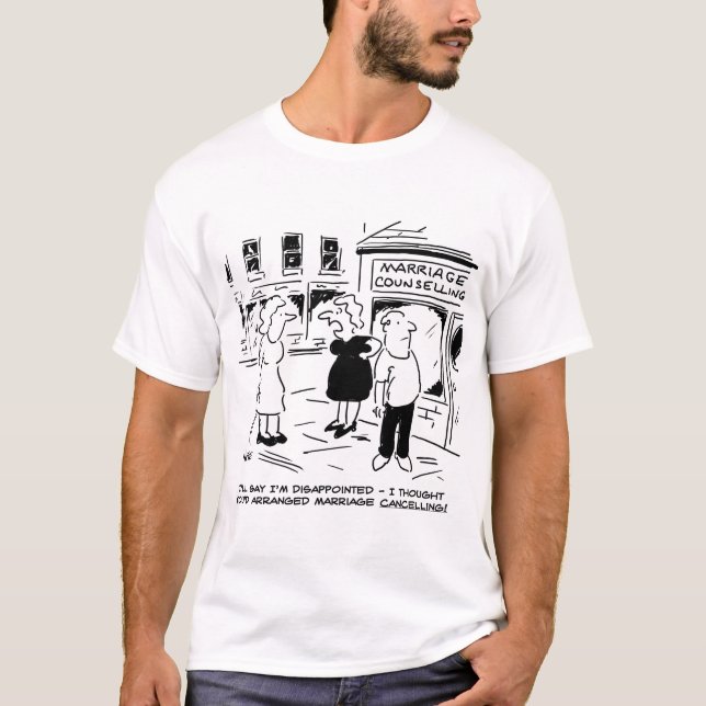 T-shirt Conseil matrimonial, pas annuler (Devant)