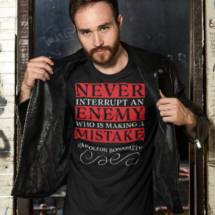 T-shirt Conseil tactique de Napoléon Bonaparte