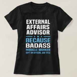 T-shirt Conseiller aux affaires extérieures