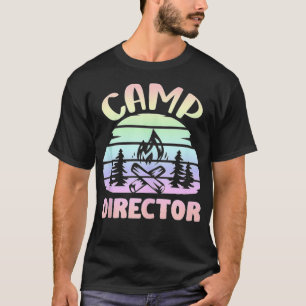 T-shirt Conseiller Camper Directeur du camp d'été