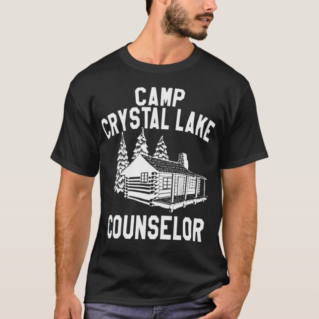 T-shirt Conseiller de Camp Crystal Lake (Devant)