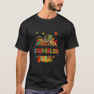 T-shirt Conseiller de Yyna Leopard automne Action de grâce