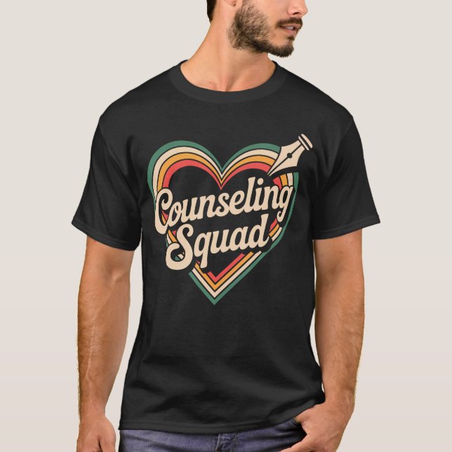 T-shirt Conseiller d'orientation scolaire de l'équipe de c (Devant)
