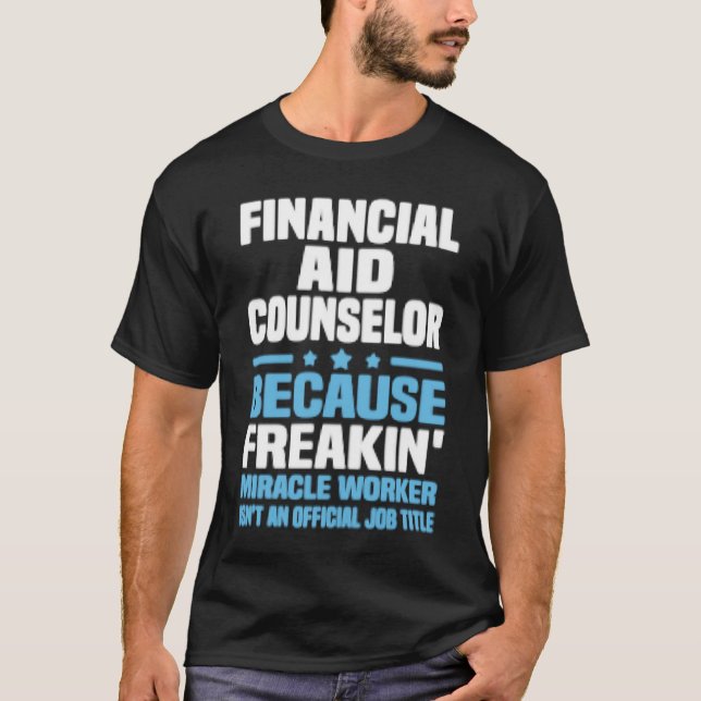 T-shirt Conseiller en aide financière (Devant)