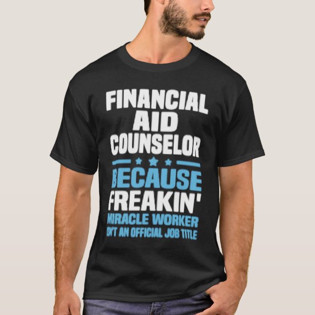 T-shirt Conseiller en aide financière (Devant)