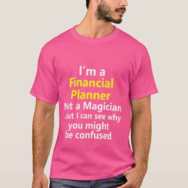 T-shirt Conseiller en planification financière Titre de l' (Devant)
