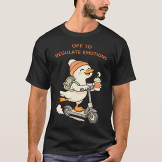 T-shirt Conseiller en santé mentale Funny Goose en route