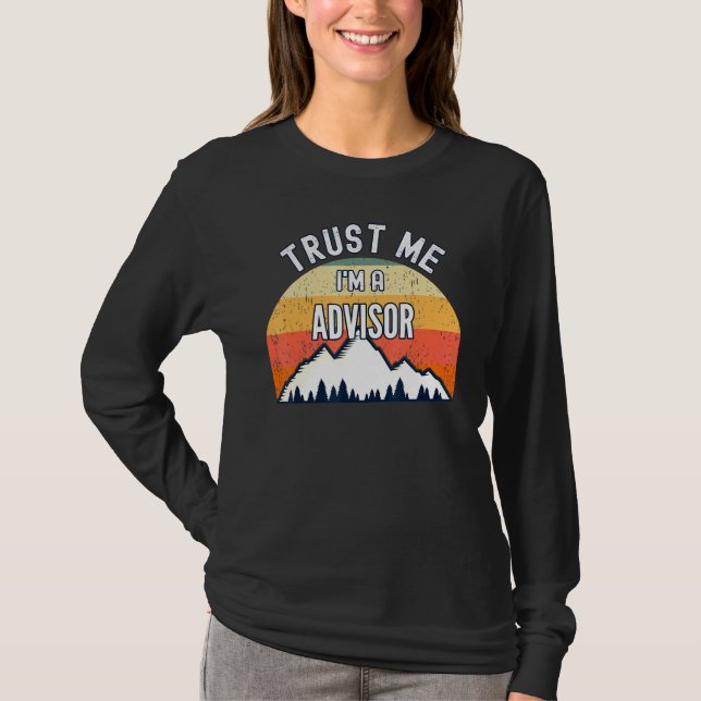 T-shirt Conseiller Faites-moi confiance M A Conseiller (Devant)