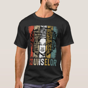 T-shirt Conseiller Femmes Afro Afro-Américaines Histoire N
