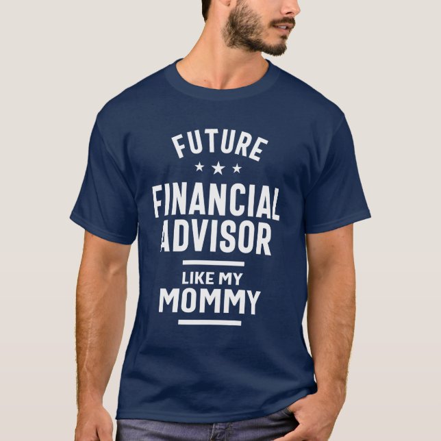 T-shirt Conseiller financier Don Funny Titre de l'emploi P (Devant)