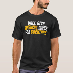 T-shirt Conseiller financier donne des conseils financiers