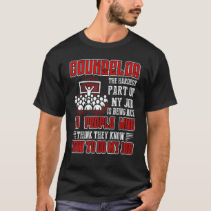 T-shirt Conseiller La Partie La Plus Difficile De Mon Trav