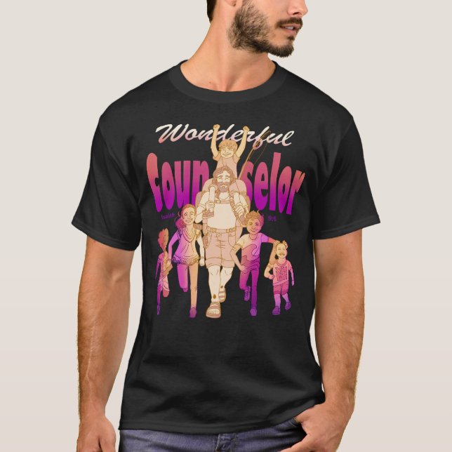 T-shirt Conseiller merveilleux (Devant)