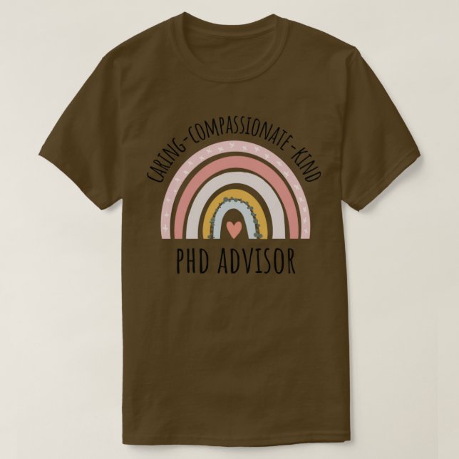 T-shirt Conseiller PHD Pastel Rainbow 1 (Design devant)