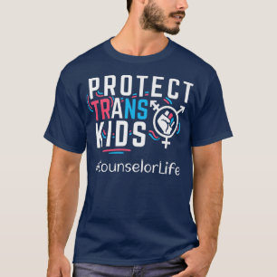 T-shirt Conseiller Protéger les enfants trans Transgenre L