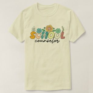 T-shirt Conseiller scolaire Fleur sauvage enseignant Migno