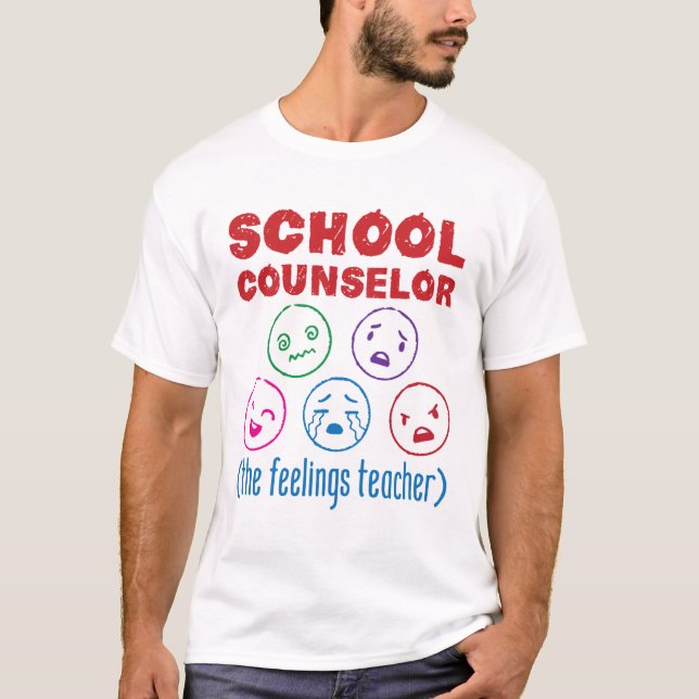 T-shirt Conseiller scolaire (l'enseignant des sentiments) (Devant)