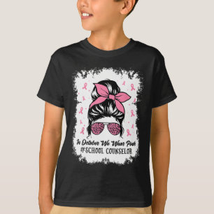 T-shirt Conseiller scolaire Messy Bun Bun Sensibilisation