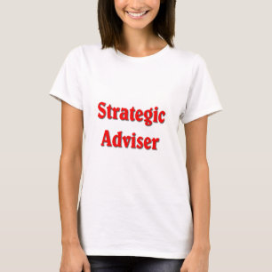 T-shirt Conseiller stratégique Red Print