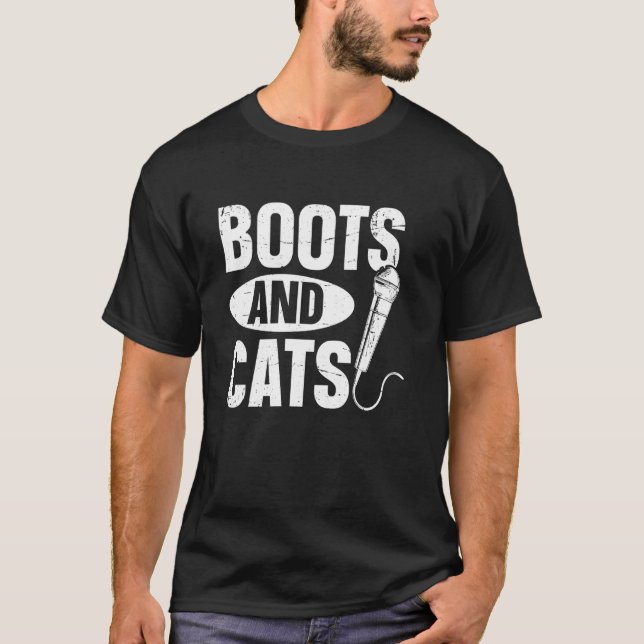 T-shirt Conseils de beatbox - Boots and Cats (Devant)