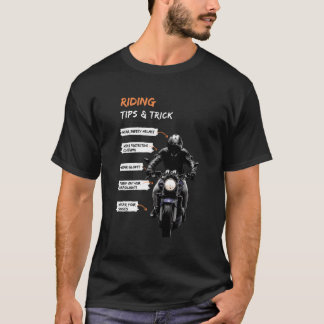 T-shirt Conseils D'Équitation Moto Tricks Pour Les Voyageu