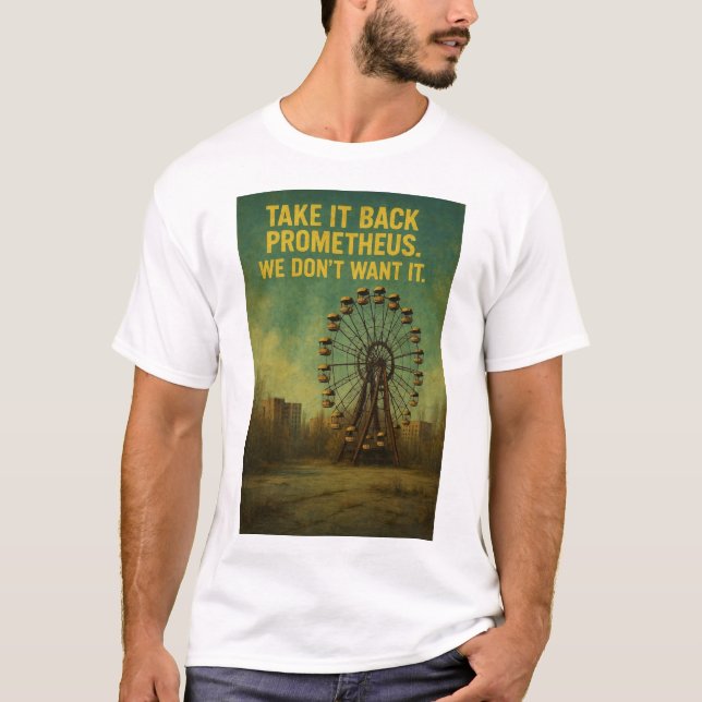 T-shirt Conséquences du réacteur 4 (Devant)
