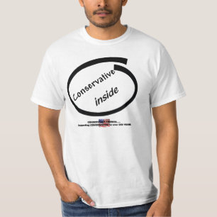 T-SHIRT CONSERVATEUR À L'INTÉRIEUR