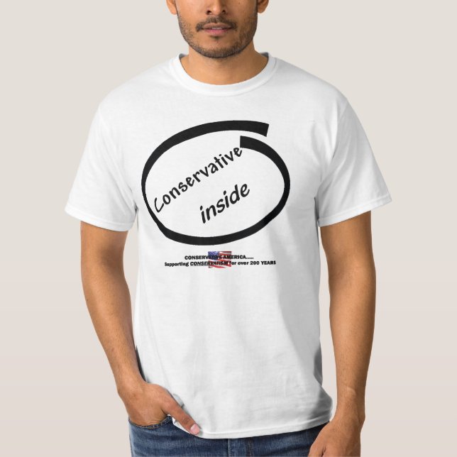 T-SHIRT CONSERVATEUR À L'INTÉRIEUR (Devant)