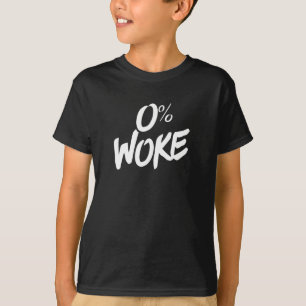 T-shirt Conservateur Cool Anti Wokeness - Anti-éveillé 0%