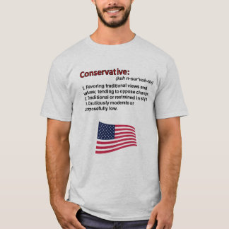 T-shirt conservateur de définition