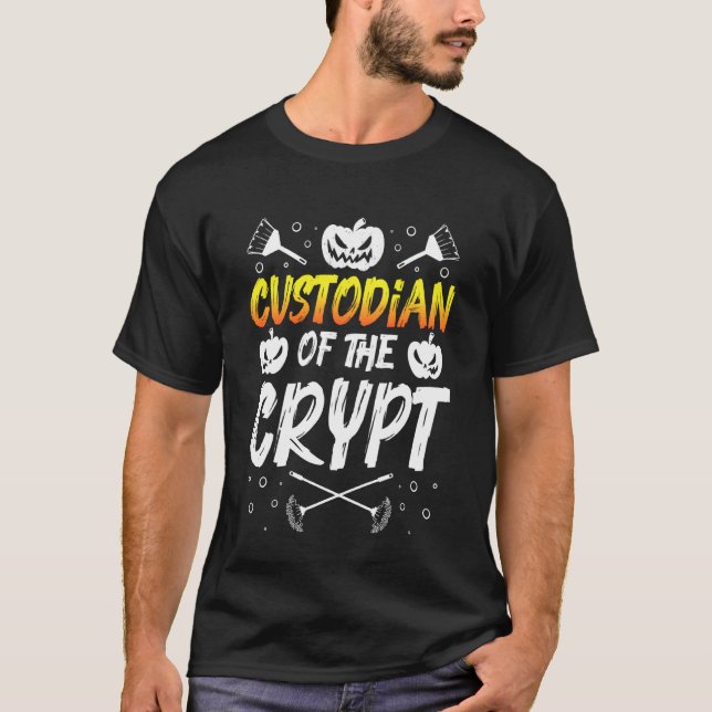 T-shirt Conservateur de la conception d'Halloween de la Cr (Devant)