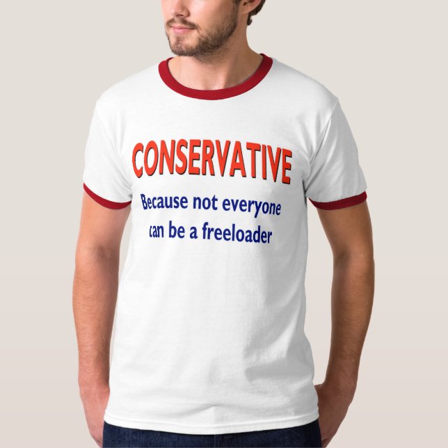 T-shirt conservateur drôle (Devant)