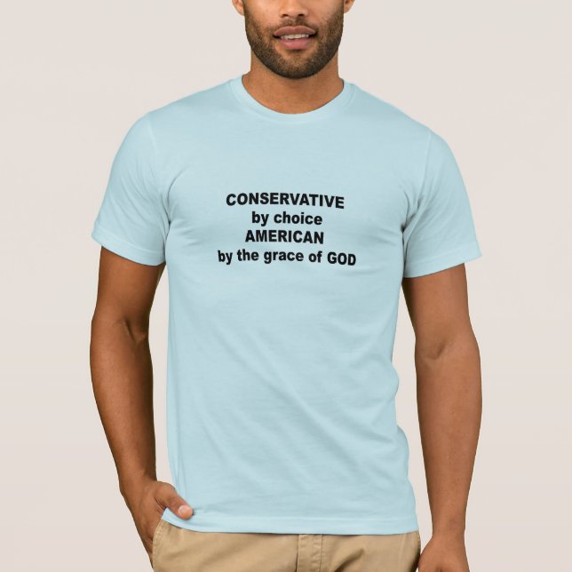 T-shirt Conservateur par choix (Devant)