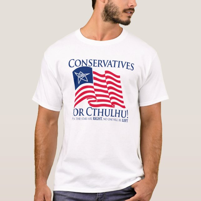 T-shirt Conservateurs pour Cthulhu ! (Devant)