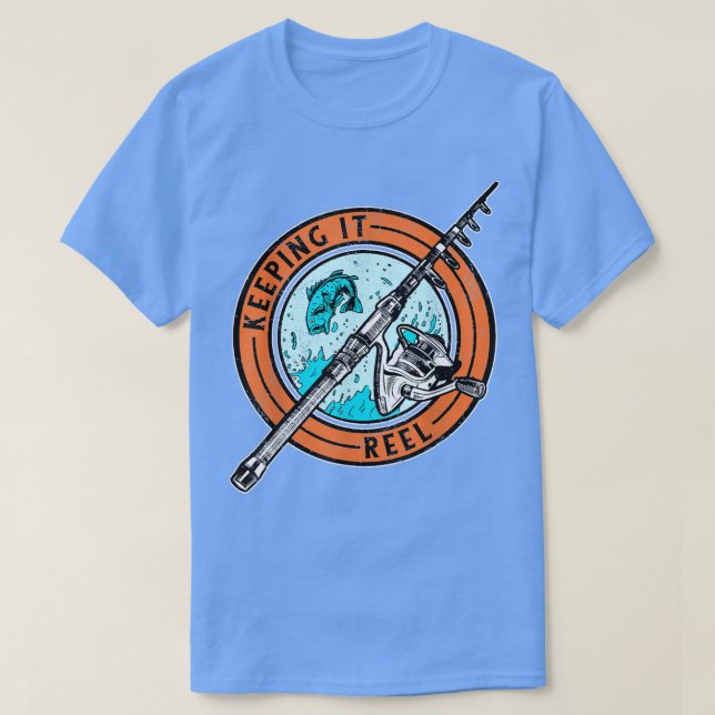 T-shirt Conservation de la bobine Pêche2185 (Design devant)