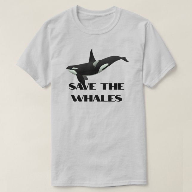 T-shirt Conservation de l'orque (Design devant)