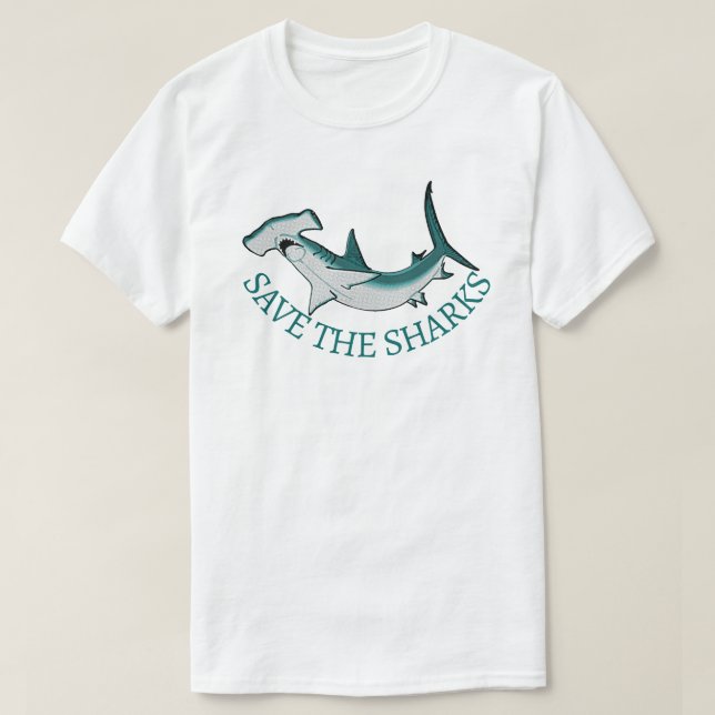 T-shirt Conservation des requins marteaux (Design devant)