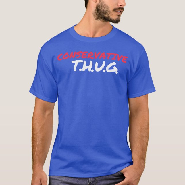 T-shirt ConservativeHUGrue Hero Under God FRONT BACK gift (Devant)