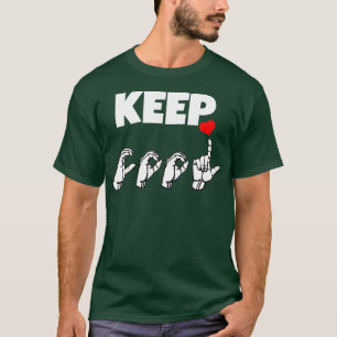 T-shirt CONSERVER COOL ASL Signal Langue Conception