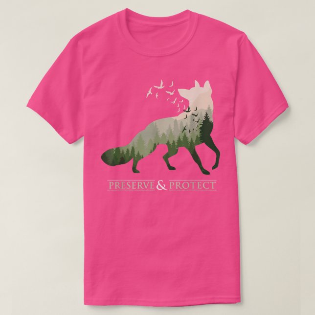 T-shirt Conserver et protéger le gardien de table Lover (Design devant)