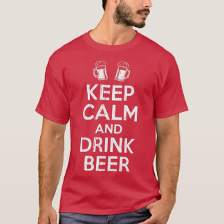 T-shirt Conserver la bière calme