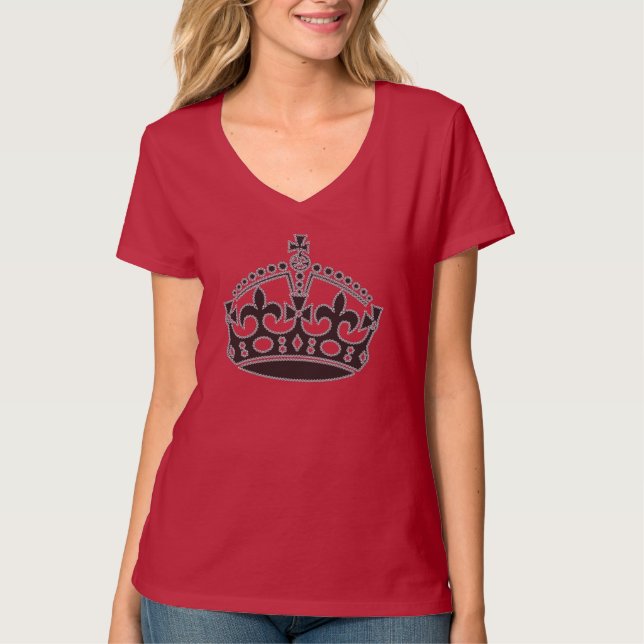 T-shirt CONSERVER la couronne de diamants CALM (Devant)