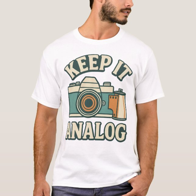 T-shirt Conserver l'analogique (Devant)